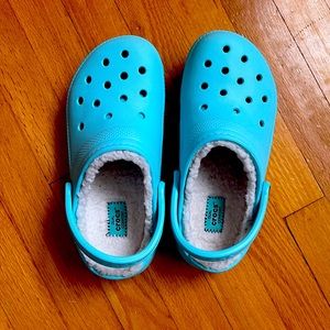 Fleece lined Crocs